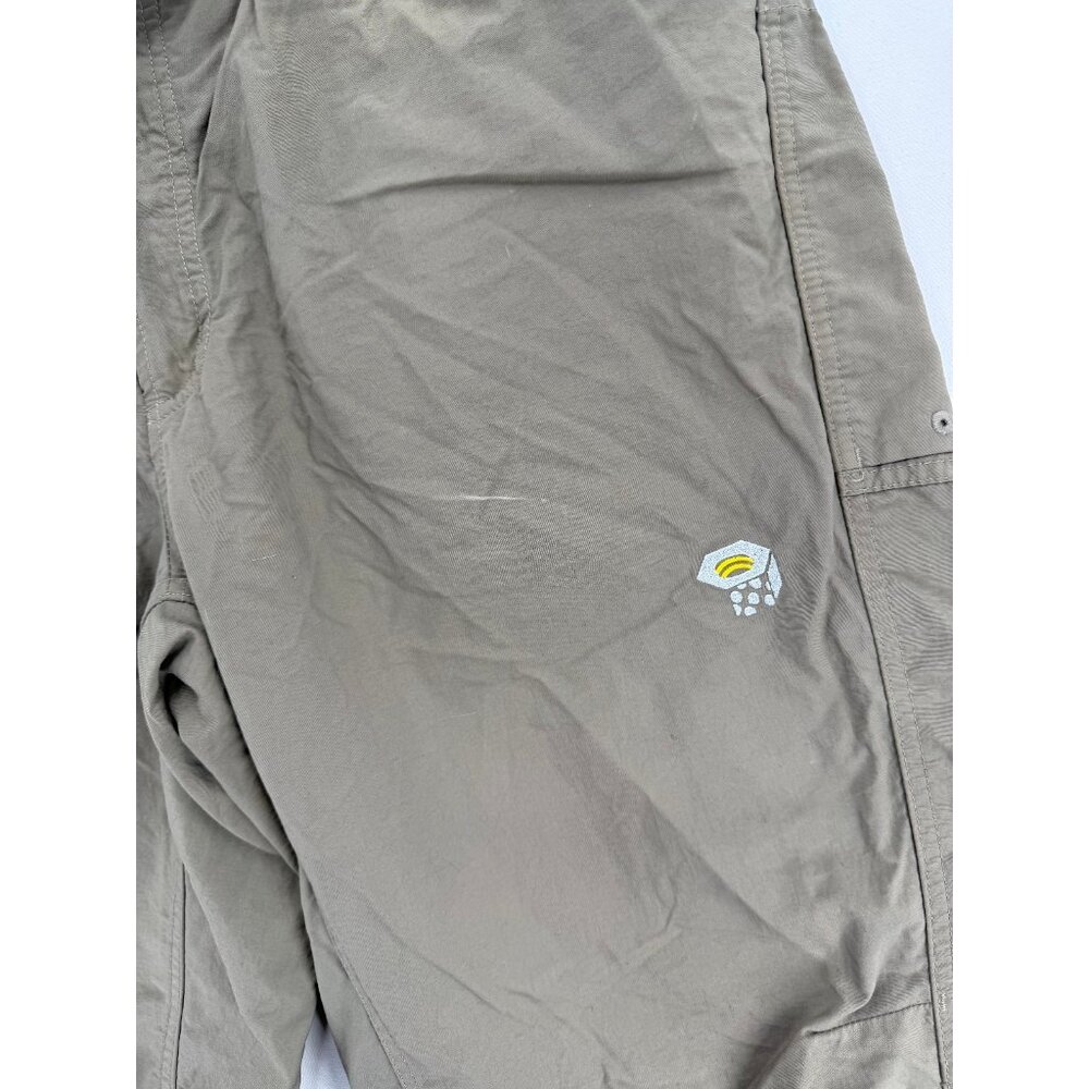 Mountain Hardwear Pants Mens L 30" Khaki Hiking Quick Dry Belt OM3913 - Picture 7 of 12
